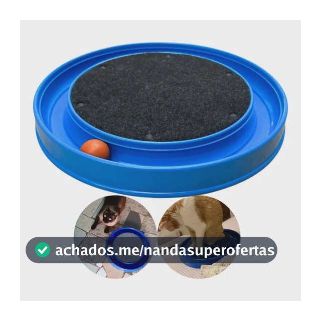 Arranhador Redondo Viu Pet Com Bolinha 35,5 Cm