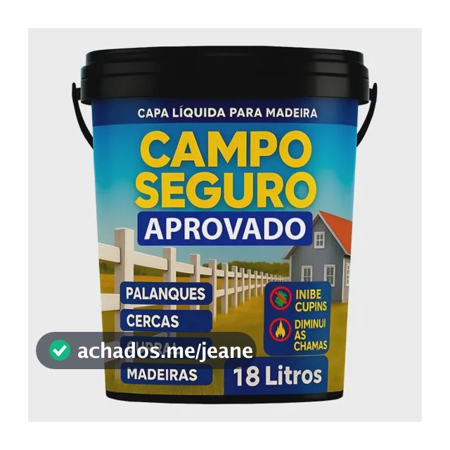Campo Seguro Tinta Protetora Para Palanque, Curral E Madeira