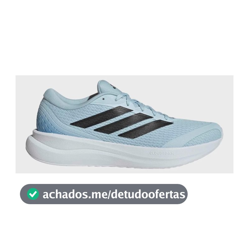 Tênis De Corrida Masculino Runfalcon 6 Cloudfoam adidas Azul Liso 42 Br