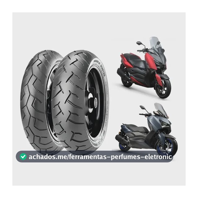 Casal Pneu 140/70-14 + 120/70-15 Pirelli Diablo Scooter