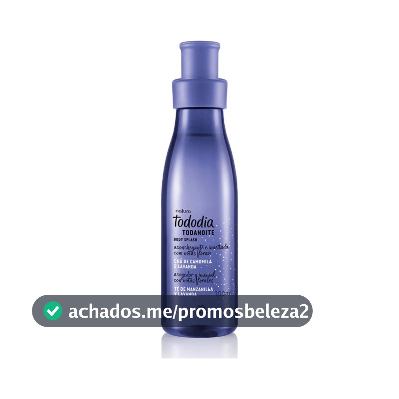 Natura Tododia Todanoite Camomila Lavanda Body Splash 200ml
