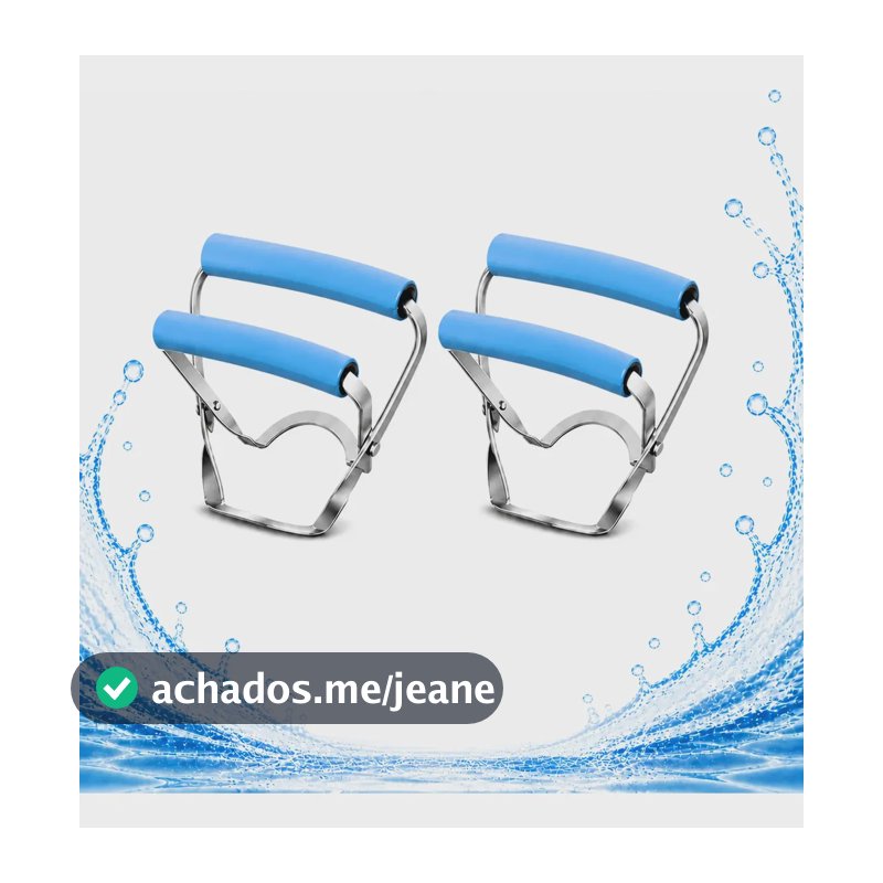 Kit 2 Pegador Alça Galão Garrafão De Água Oferta Azul