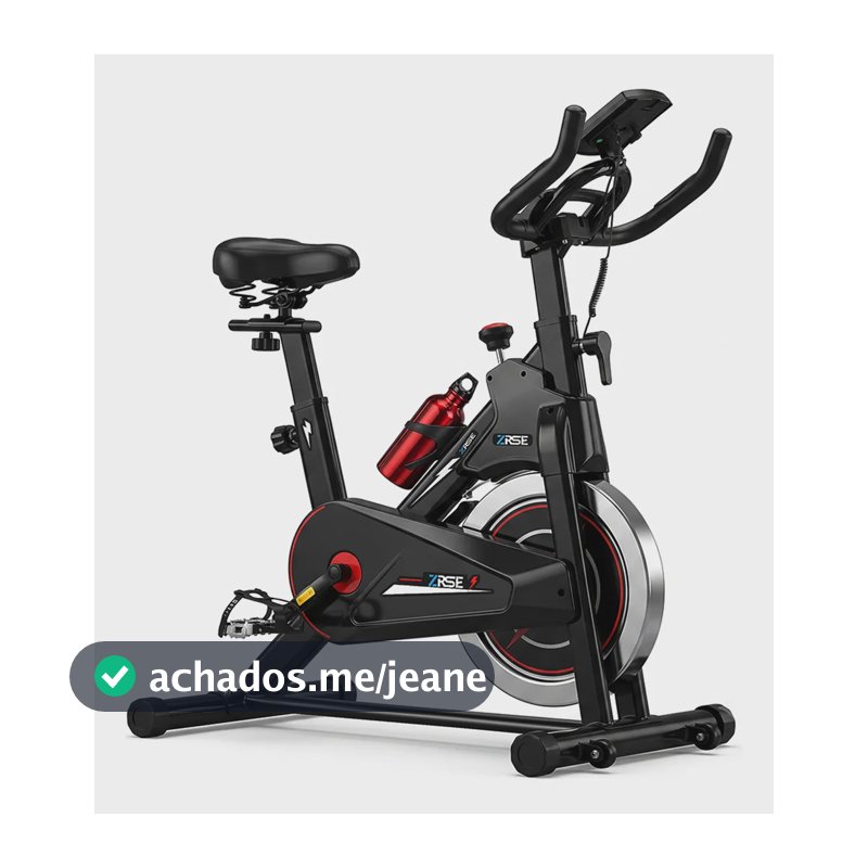 Bicicleta Spinning Ergométrica 10kg Ajustável Até 130kg Preto 1.5v