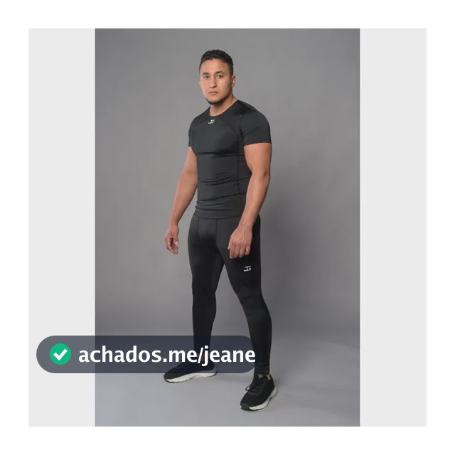 Rashguard Joya Manga Curta Preto-branco