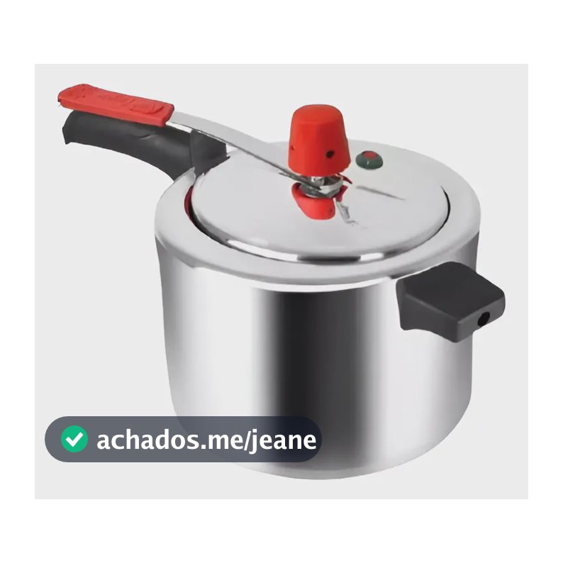Panela De Pressão 4,5l Eirilar De Alumínio Polido Prateado