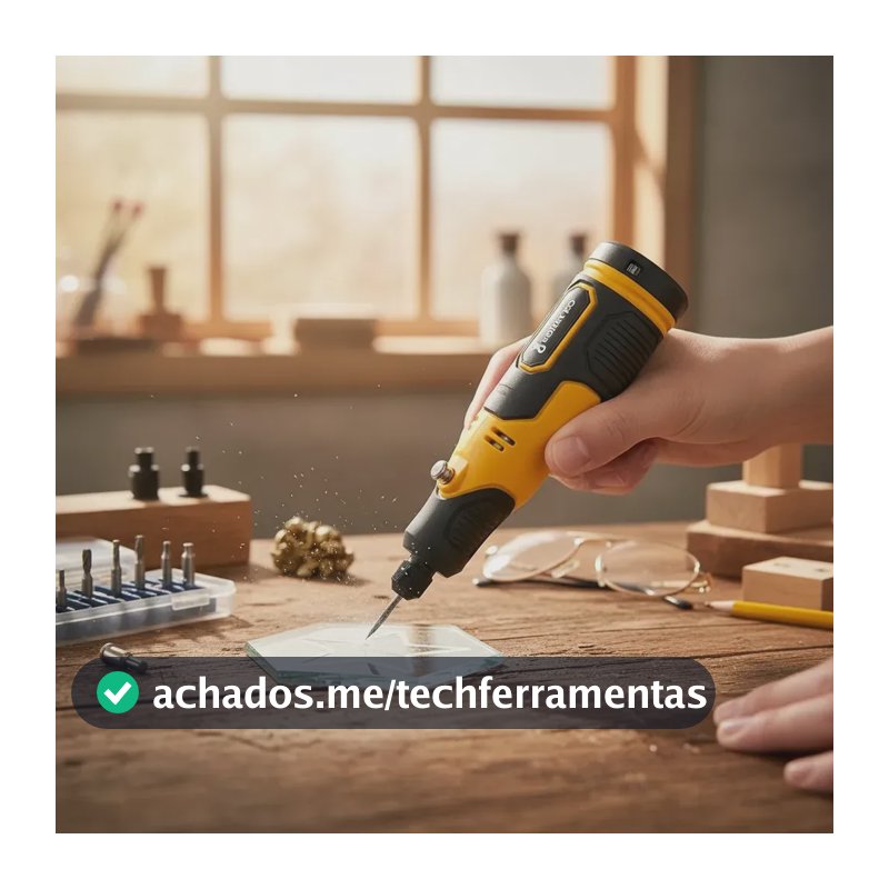 Mini Retífica Portátil Micro Retifica Elétrica Recarregável 57 Em 1