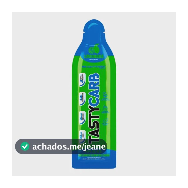 Carb Gel Tasty Adaptogen 4 Tipos De Carbo - Caixa 10 Un Limonada