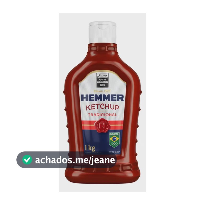 Hemmer Ketchup Tradicional bisnaga 1kg