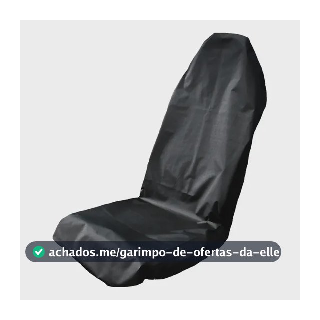 Capa Banco Carro Protetora Impermeável Mecânico Praia Pet Preto