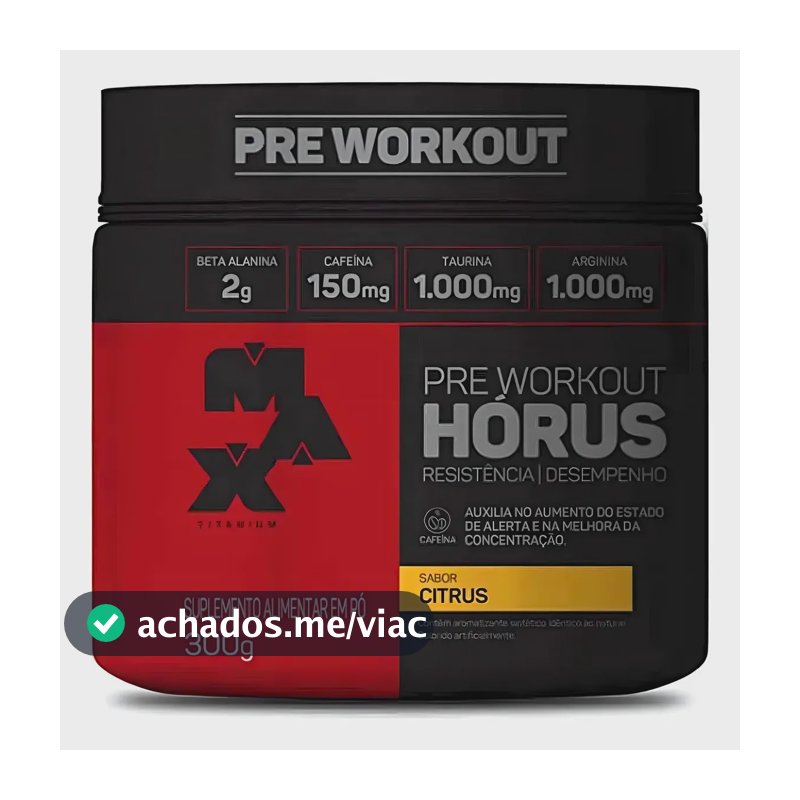 Suplemento em Pó Horus Max Titanium 300 G Citrus