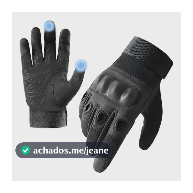 Luva Airsoft Tatica Paintball Militar Proteçao Cores Preto