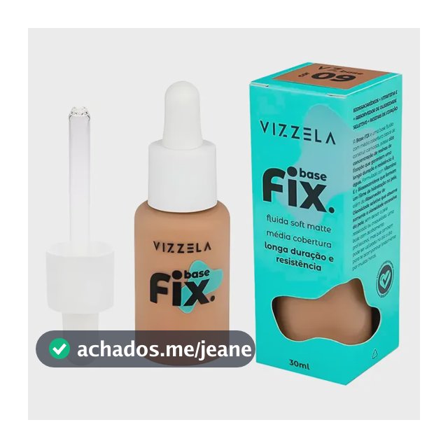 Base Líquida Fix - Vizzela - Média Cobertura