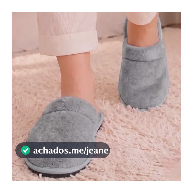 Pantufa Chinelo De Quarto Unissex Antiderrapante Ultra Macio Mescla 41/42