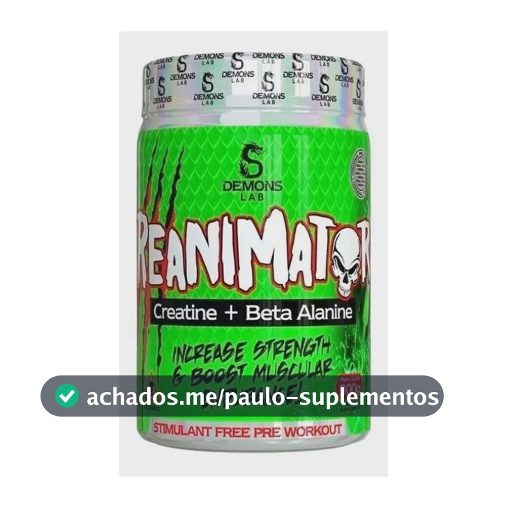 Reanimator Creatina + Beta Alanina 300g - Demons Lab Sem Sab Sem Sabor