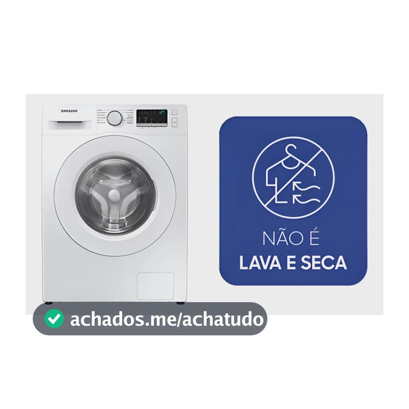 Lavadora Digital Inverter Samsung Ww11t Branca 11kg Cor Branco