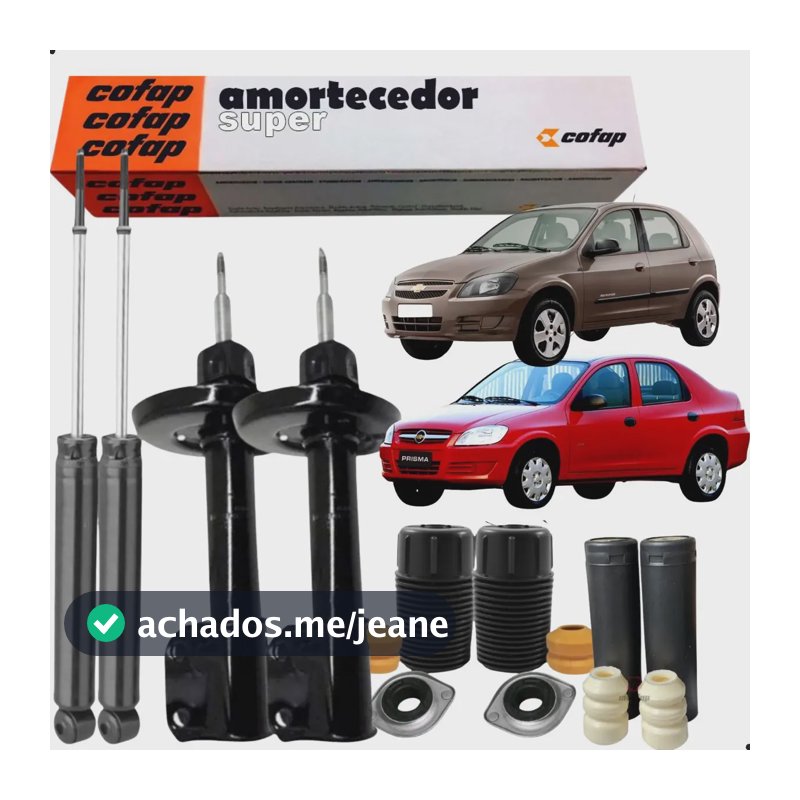 Kit Amortecedores Cofap Para Corsa, Classic, Celta E Prisma