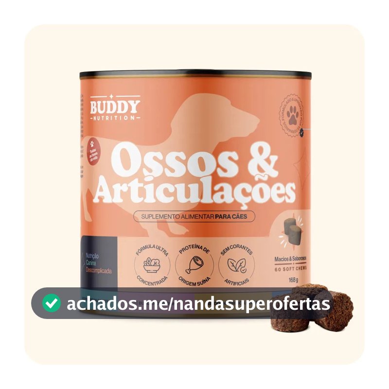 Ossos & Articulações Suplemento Alimentar Cães Buddy