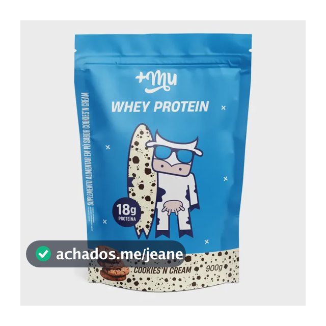 Whey Concentrado Sabor Cookies And Cream Refil 900G +Mu