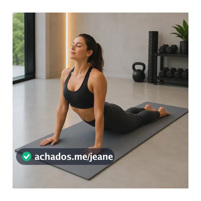 Tapete De Yoga Pilates Eva Aderente Em Casa 1,70mx55cmx5mm