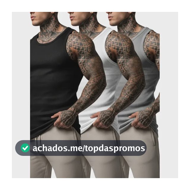 Kit 3 Regata Modelo Americano Canelada Premium