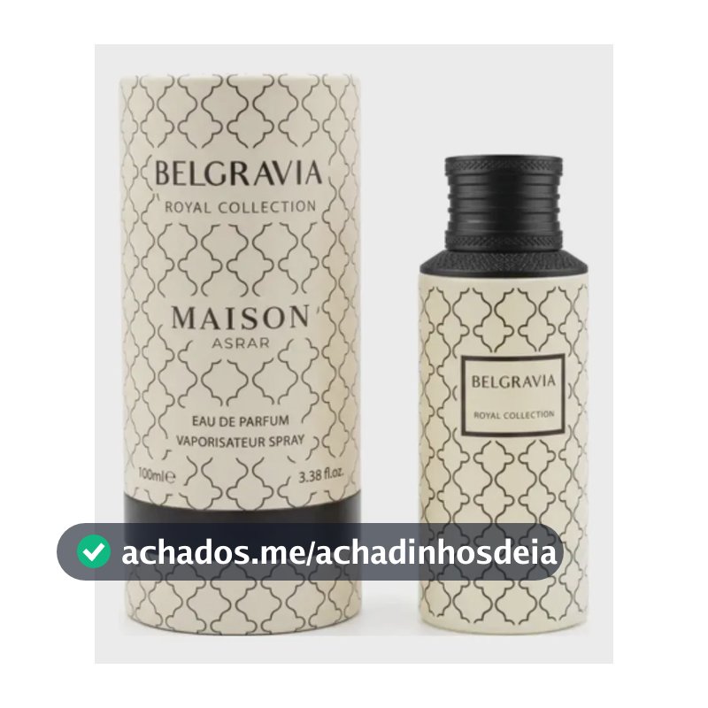 Perfume Maison Asrar Belgravia Royal Collection Edp 100ml