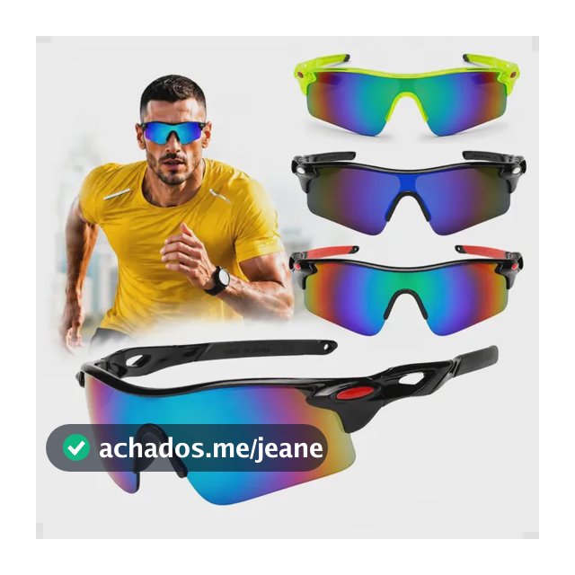 Óculos Corrida Ciclismo Esportivo Pesca Proteção Uv 400
