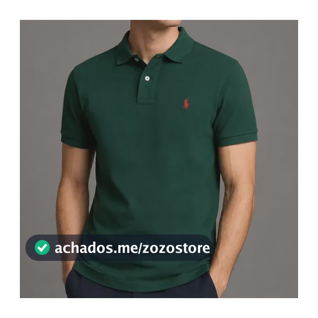 Camisa Polo Ralph Lauren Masculina Basica Algodão Piquet