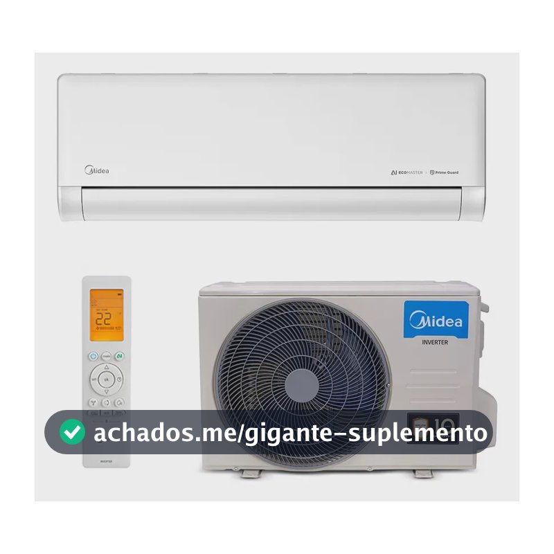 Ar Condicionado Split 9.000 Btus Inverter Ai Ecomaster Q/f M Cor Branco