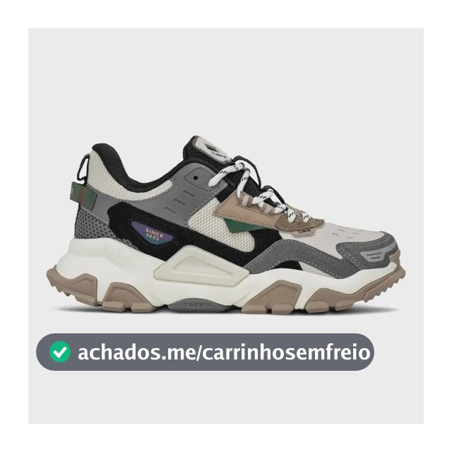 Tênis Qix Trek Original - Masc/fem - Todas As Cores + Nf Bege Grafite 38 Br