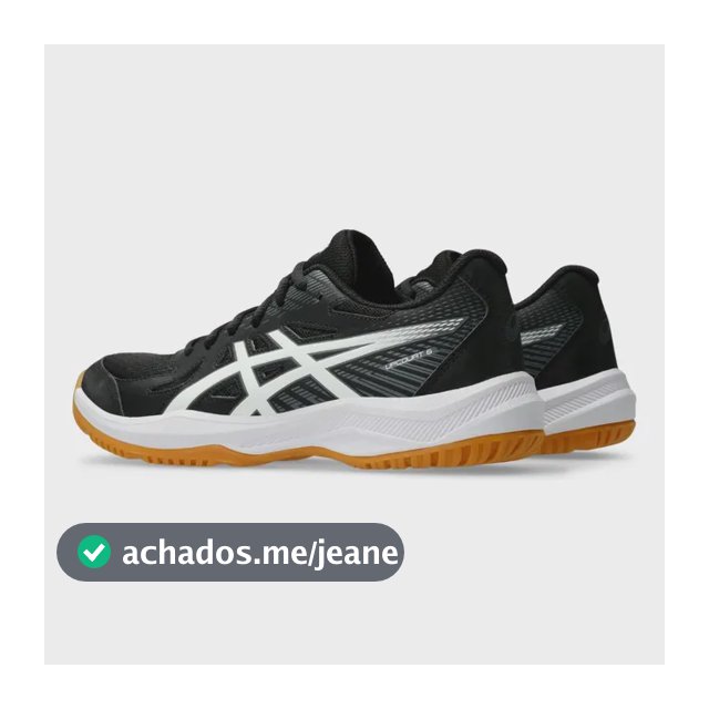 Tênis Asics Feminino Upcourt 6 Preto Fem Preto Liso 40 Br
