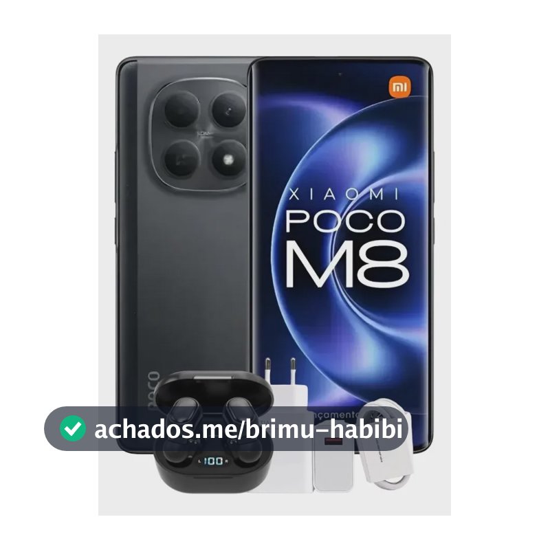 Celular Xiaomi Poco M8 5g 12gb 512gb Dual Sim Global Preto
