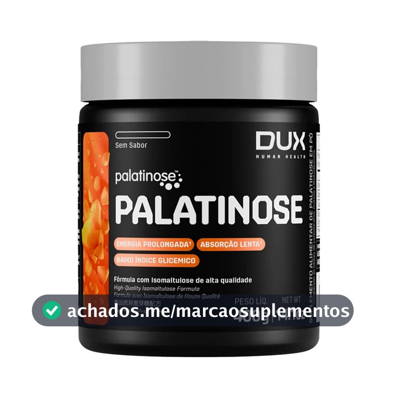 Suplemento em pó Dux human health Carboidratos Palatinose Sem sabor x 400g