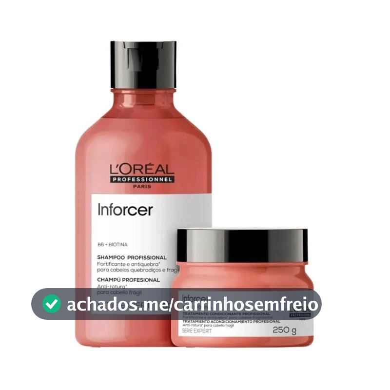 L'oréal Professionnel Inforcer Kit Shampoo 300ml e Máscara 250ml