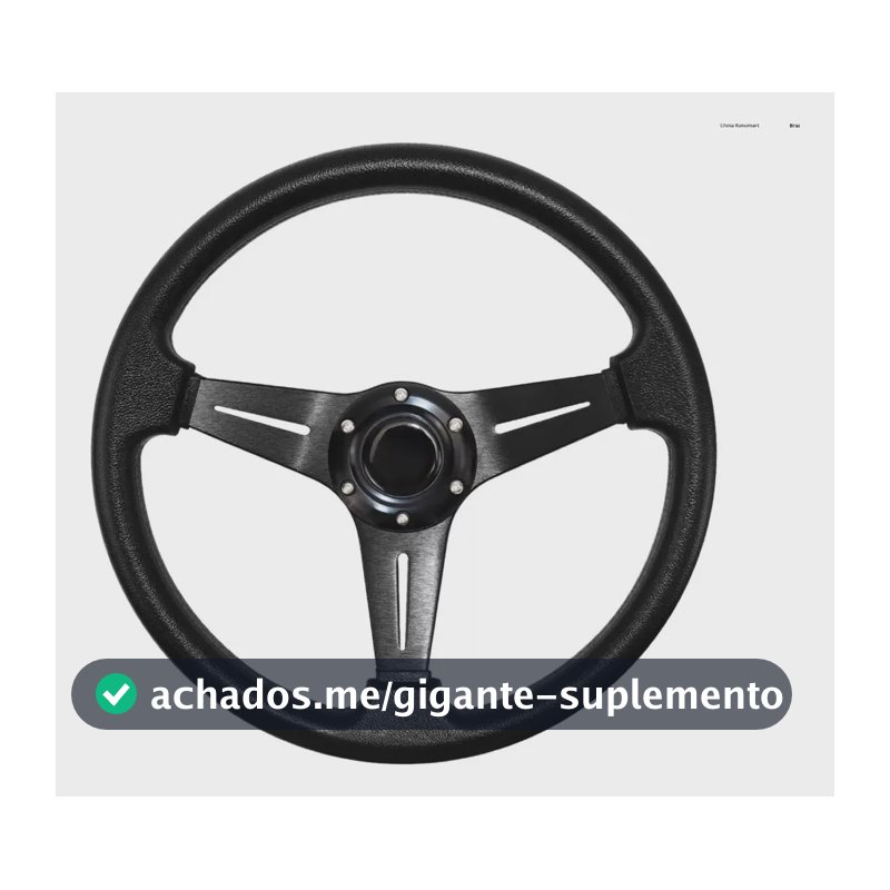 Volante Tunning Racing 350mm Esportivo Gol Chevette