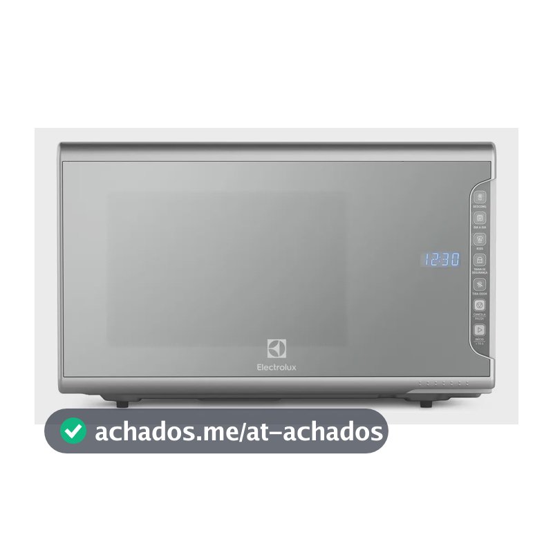Micro-ondas MI41S Inox Espelhado Painel Integrado 31 litros Electrolux