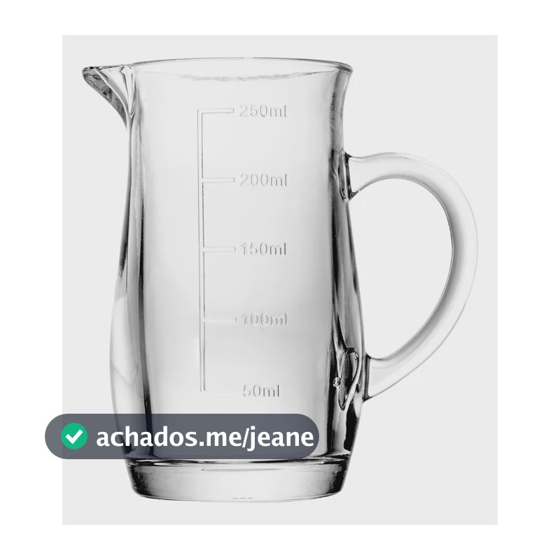 Jarra Medidora Lyor 250ml Transparente