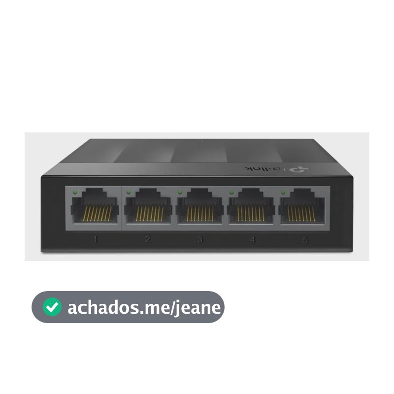 Switch TP-Link LS1005G LiteWave 5 Portas Gigabit 10/100/1000mbps