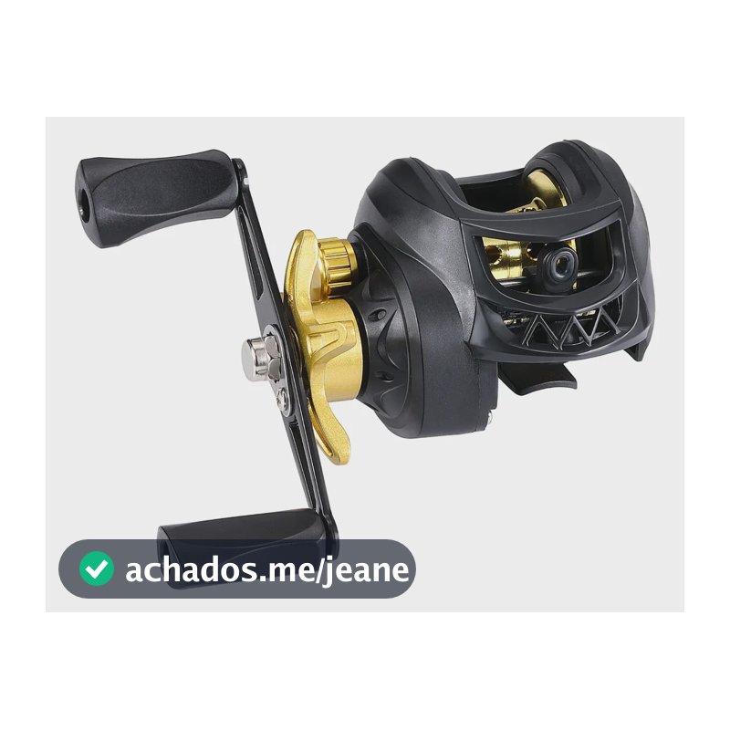 Carretilha De Pesca Sougayilang Baitcasting 7.2.1 Drag 204g Amarelo Direito