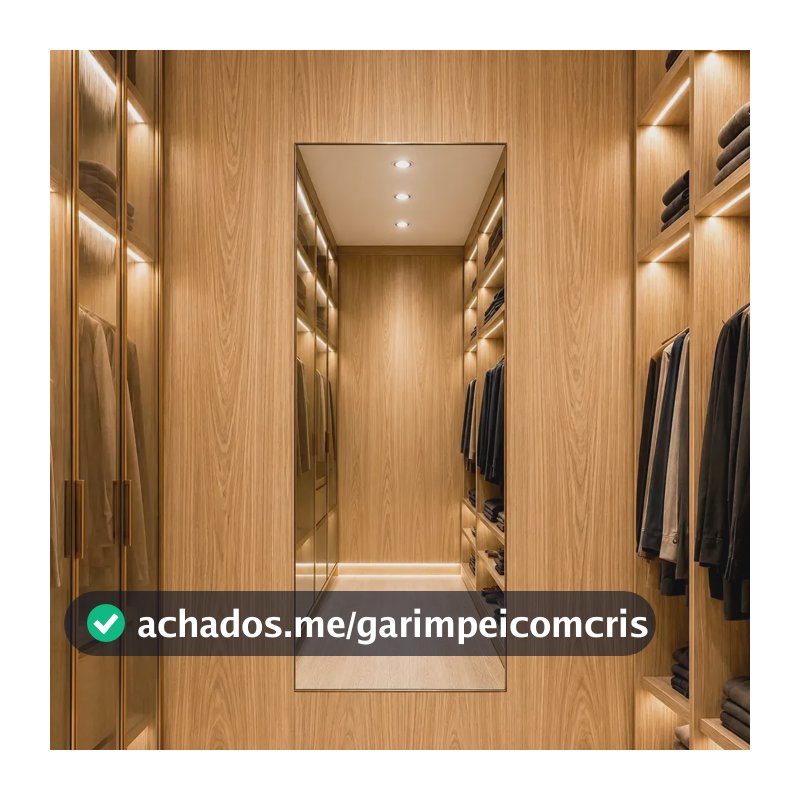 Espelho Florença 90x40cm Corpo Inteiro Grande Moderno Luxo Suporte