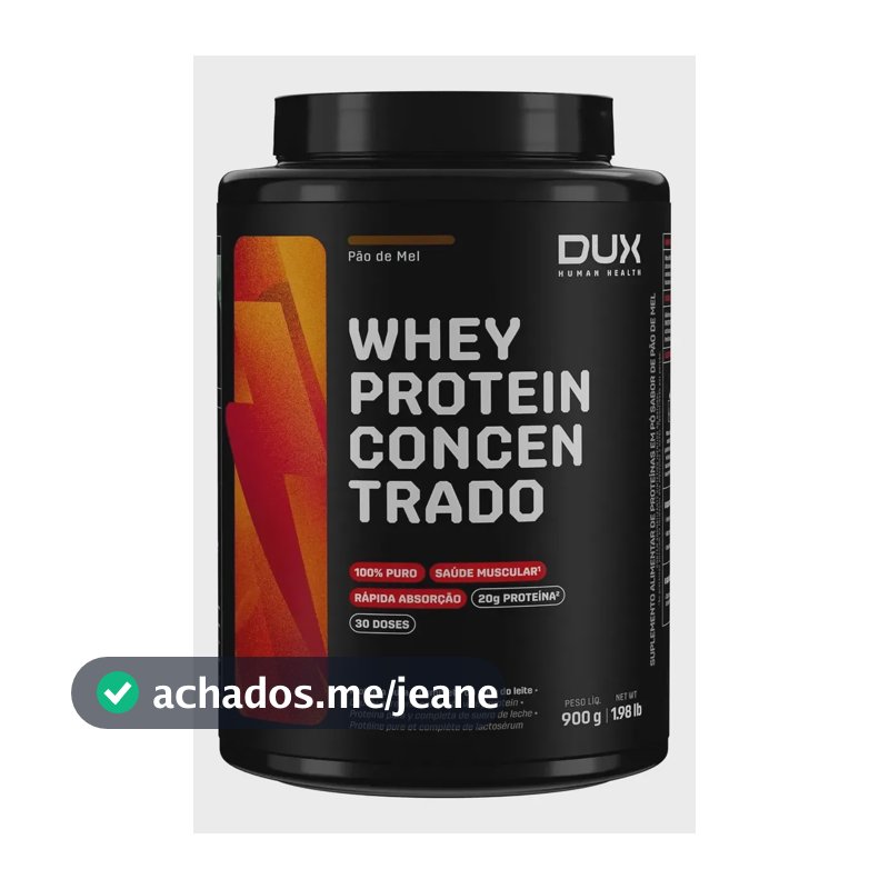 Whey Protein Concentrado Dux Company Pó 900g