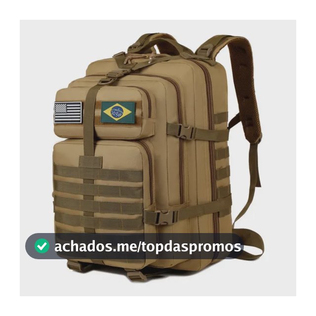 Mochila Tática Impermeável Militar Reforçada Grande 50litros