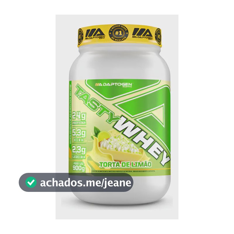 Whey Protein Adaptogen Tasty de Torta de Limão 900g