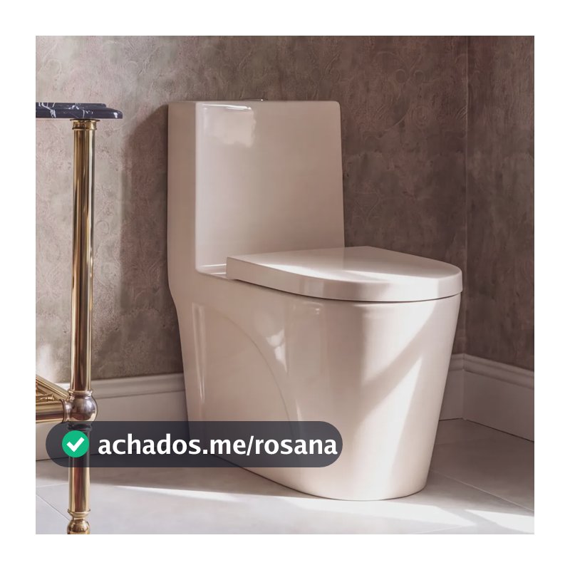 Vaso Sanitário Monobloco Privada Bacia Caixa Acoplada Grande