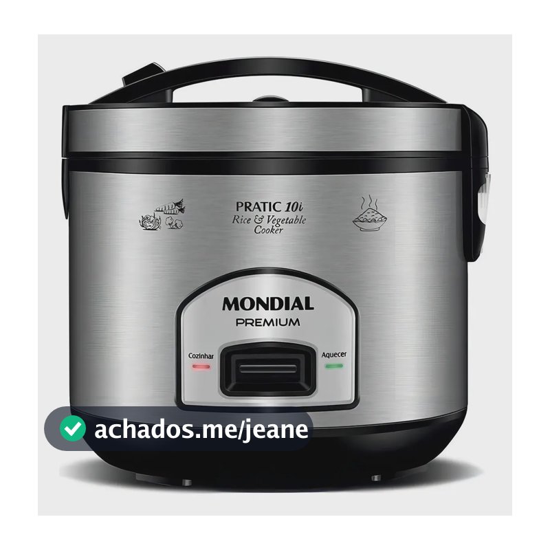 Panela Elétrica De Arroz Pratic Rice Pe-42 10 Xi Mondial