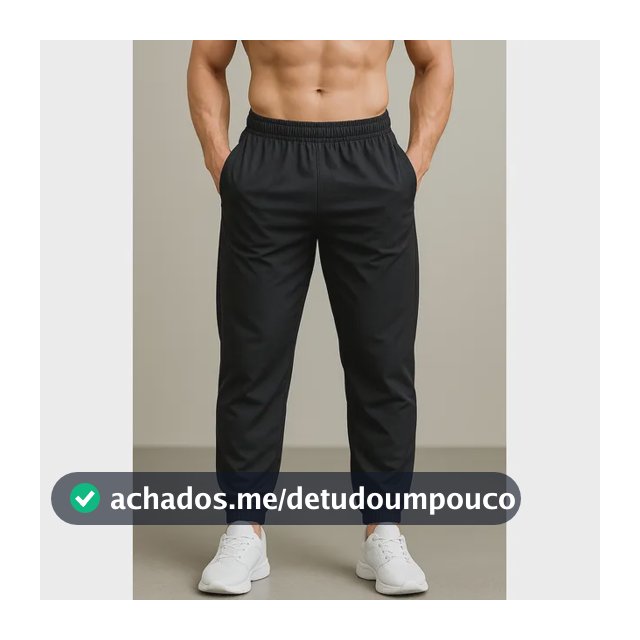 Calça Dry Fit Academia Masculina Helanca Treino Corrida