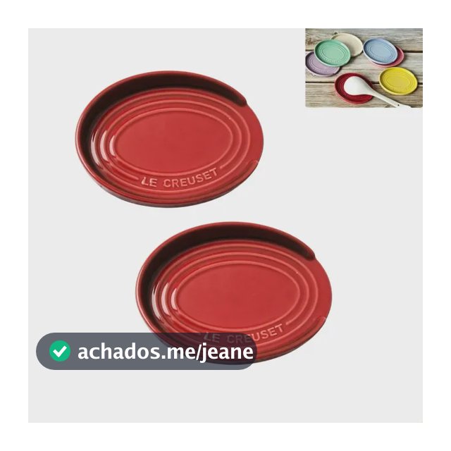 Descanso De Colher Oval Le Creuset De 15 Cm Vermelho Cereja,