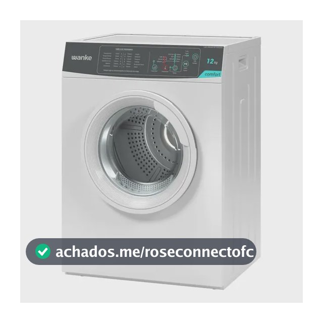 Secadora De Roupa De Piso Wanke 12kg Comfort Branca
