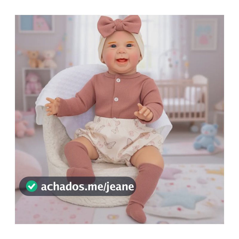 Bebê Boneca Reborn Menina Fofinha Corpinho Silicone Mayze