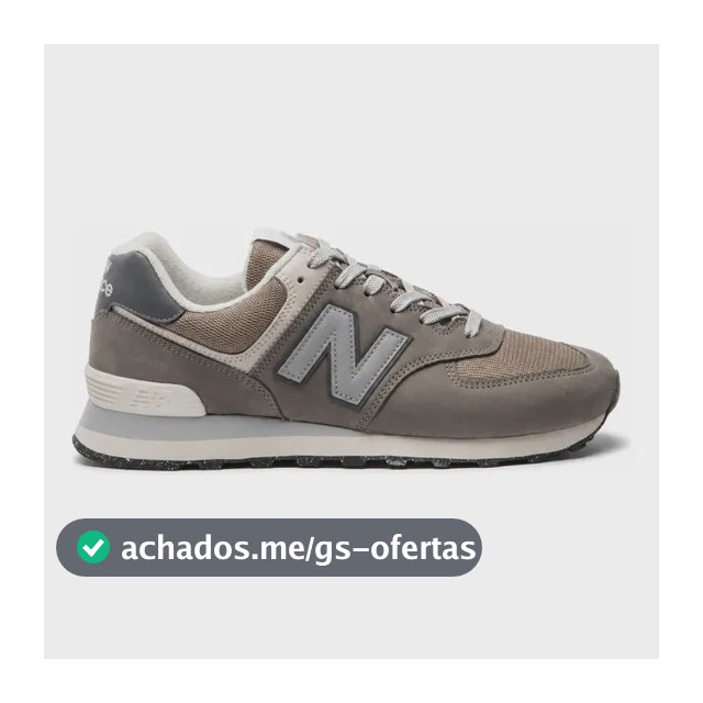 Tênis New Balance 574v2 Masculino 39 A 43 Cinza E Taupe Liso 40 Br