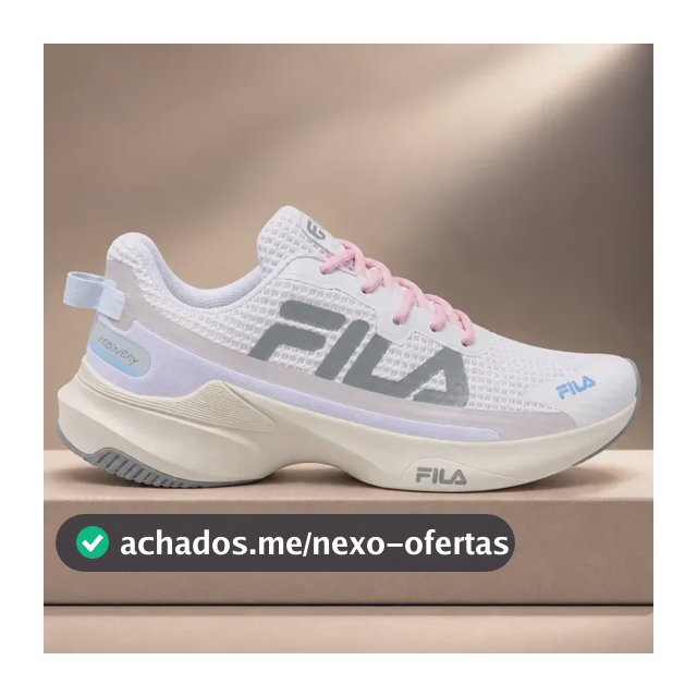 Tênis Fila Recovery Feminino Esportivo Oferta Corrida
